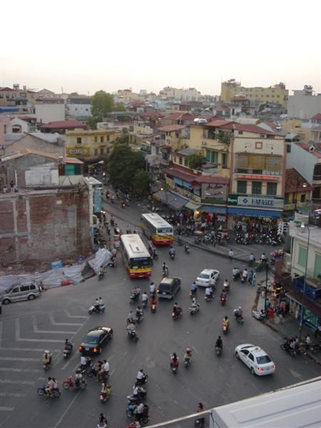 Hanoi viewed from a roof top bar