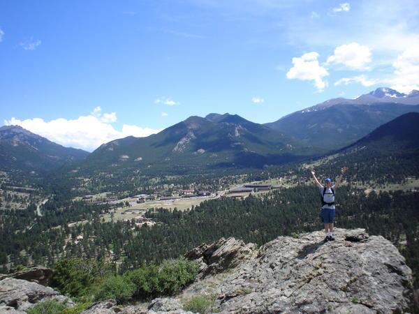 Matt atop Eagle Cliff Mountain