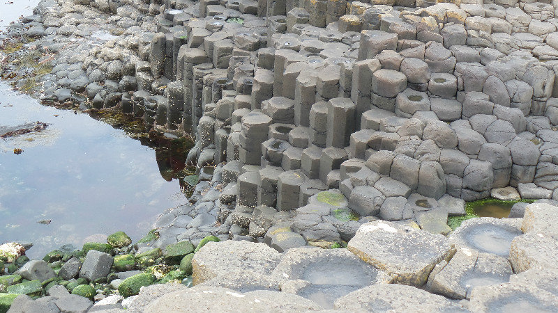 More of the basalt columns