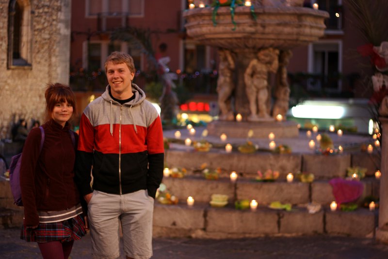 My sister and Karl in Taormina