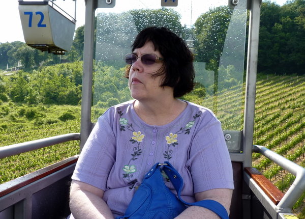 Janet in Cable Car