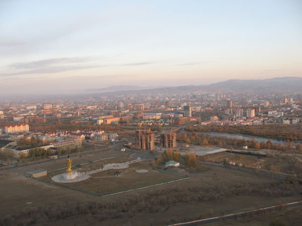 Sunrise over Ulaan Baatar