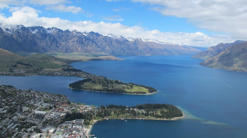 View from above Queenstown