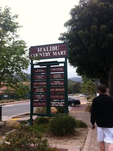 Malibu Country Mart Sign