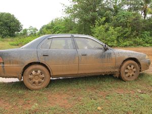 The car halfway to Sisaphon