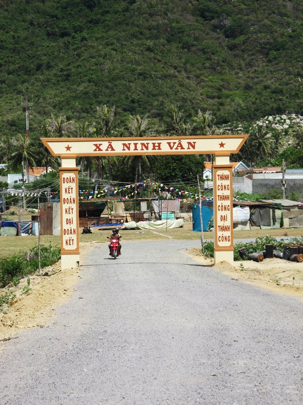 Entrance to the fishing village