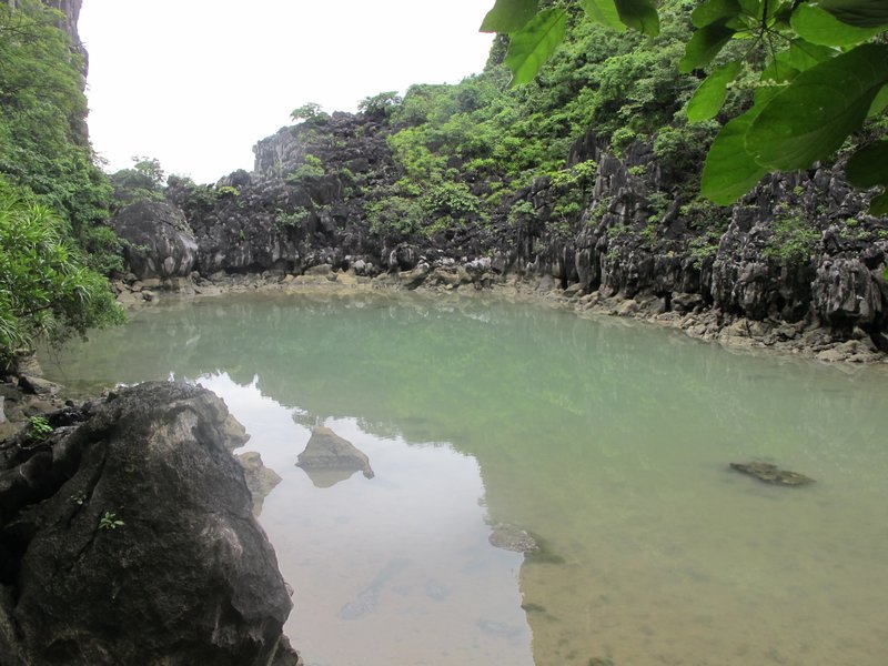 view from 2nd cave