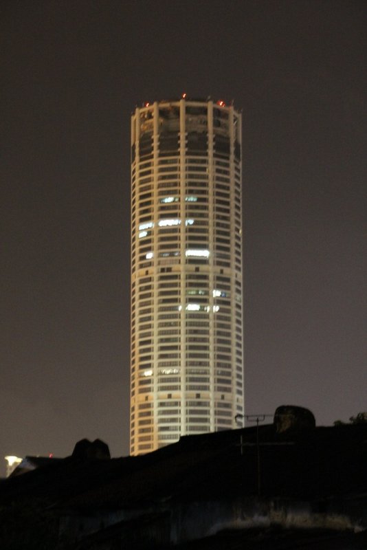 buildings at night