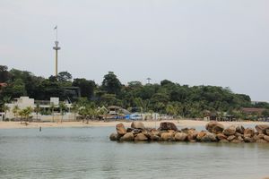 Sentosa beach view