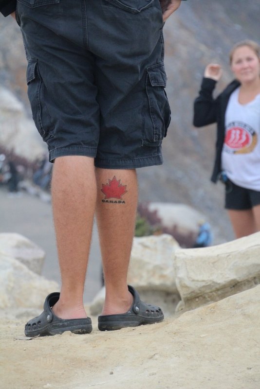 Tankuban Perahu Volcano - tattoo