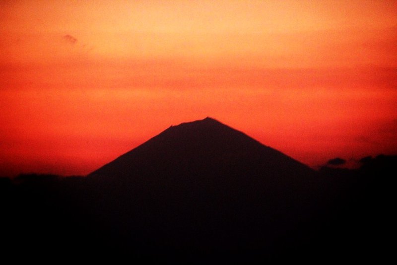 sunset - volcano