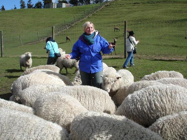 Nicky preaches to her flock