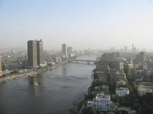 View of Nile from hotel