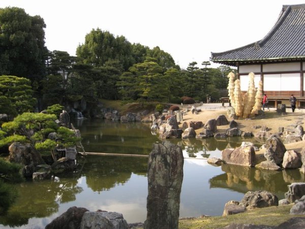 The Japanese garden in the castle