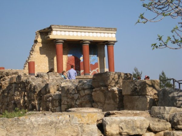 The reconstructed part of Knossos