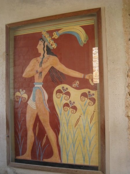 The fresco 'The Lily Prince'