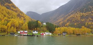 Village on Aurlandsfjord