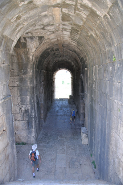 One of the entrances to the theatre at Miletus