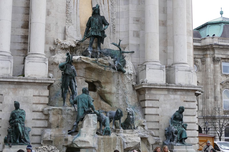 Matthius Fountain at the Royal Palace 