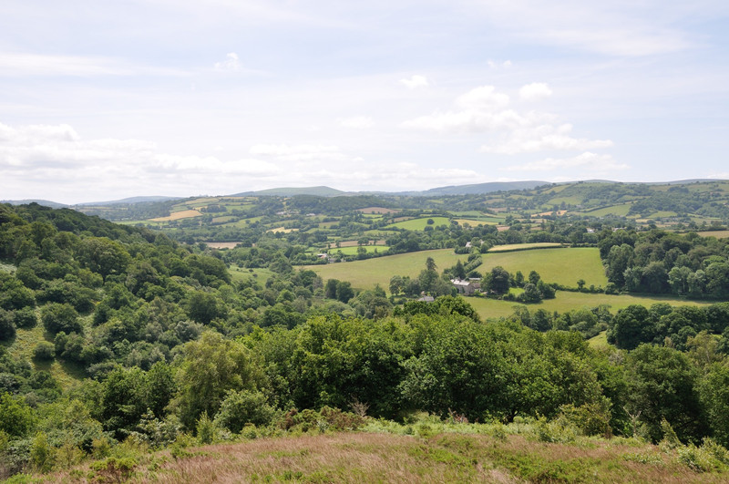 Country views near Castle Drogo
