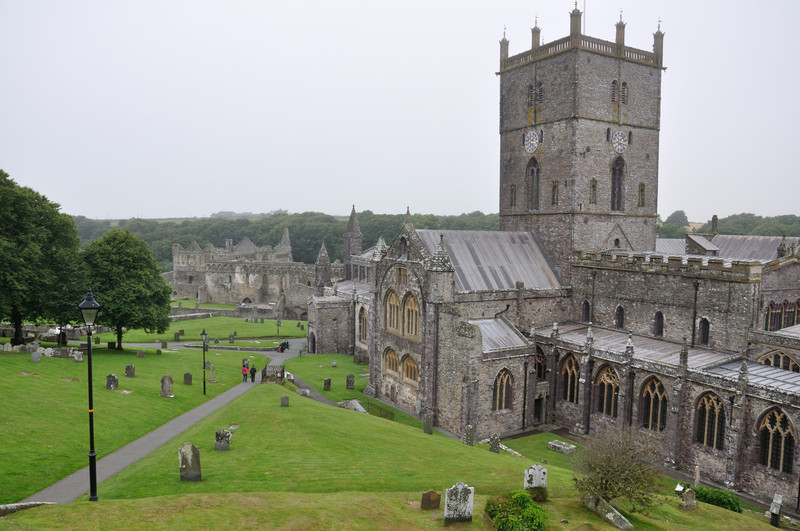 St Davids Cathedral and ruins of the Bishop's Palace