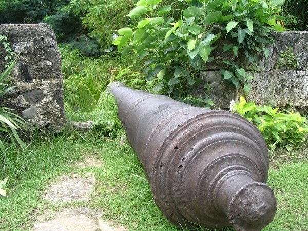 Kanone im Fort de San Pedro