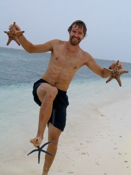 Starfishes on Naked Island