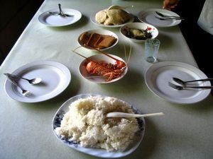 suesser Reis, Fisch, eine spezielle Krabbenart
