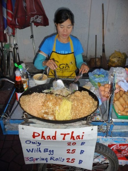 Pad Thai auf der Khao San Road