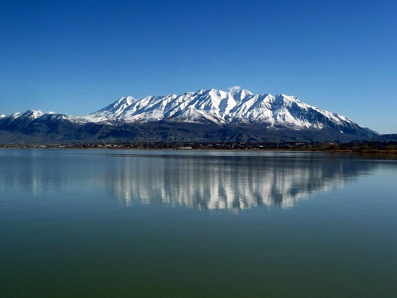Die Berge von Salt Lake City