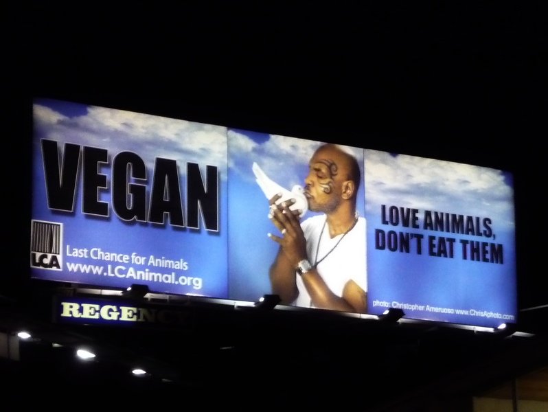 Mike Tyson, der alte Veganer