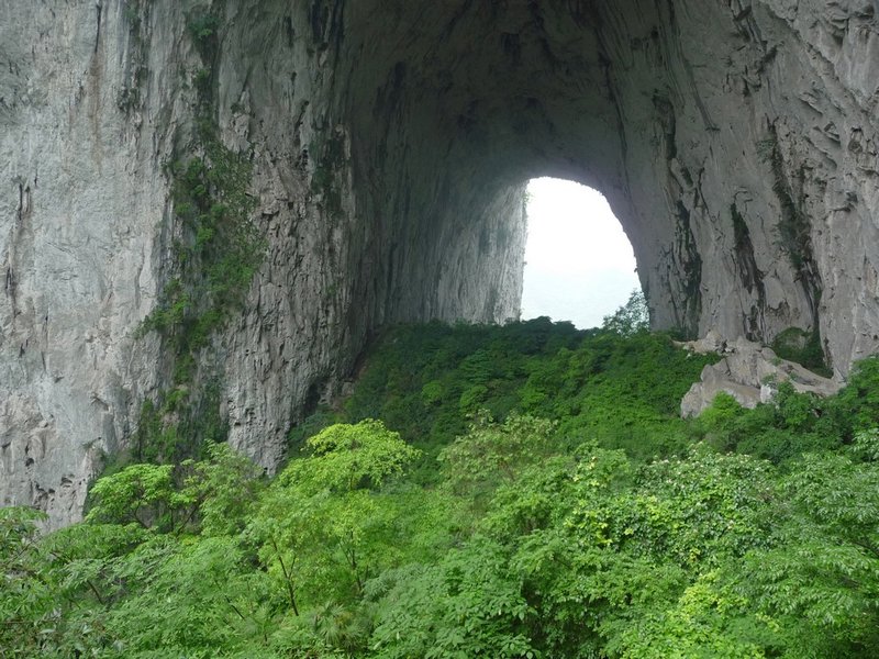 Chuanshang cave from behind