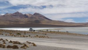 Allein in den Auslaeufern der Atacama-Wueste