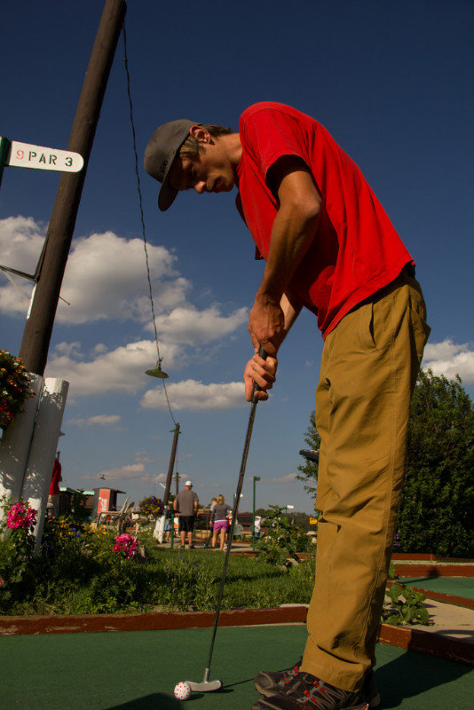 Minigolf am Ruhetag