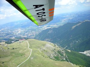 Flying near Monte Cucco