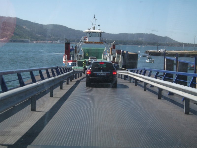 Leaving spain- ferry to Portugal