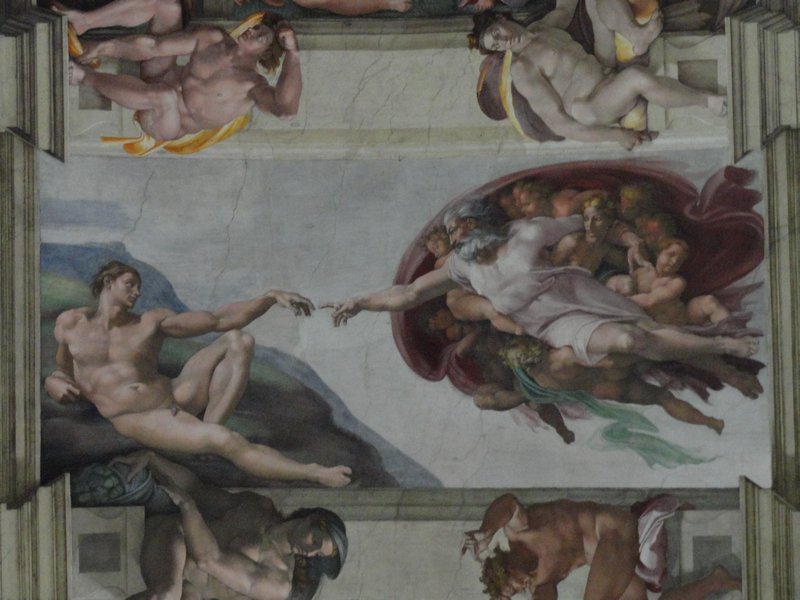 Sistine Chapel -God creating Man