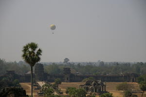 Balloon over Angkor Wat