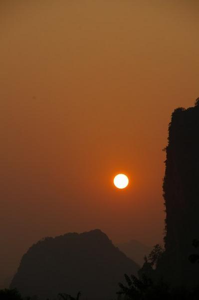Vang Vieng Sunset