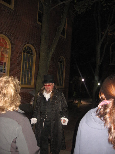 Ghost tour guide