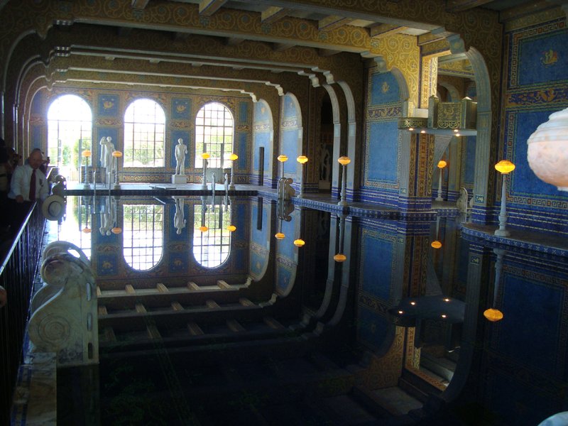 Hearst Castle - inside pool