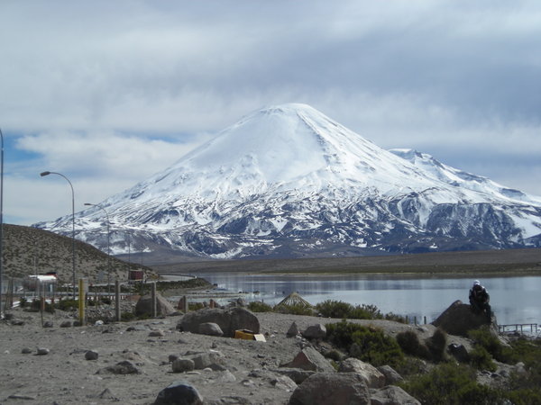 Volcano at Bolivia-Chile Border