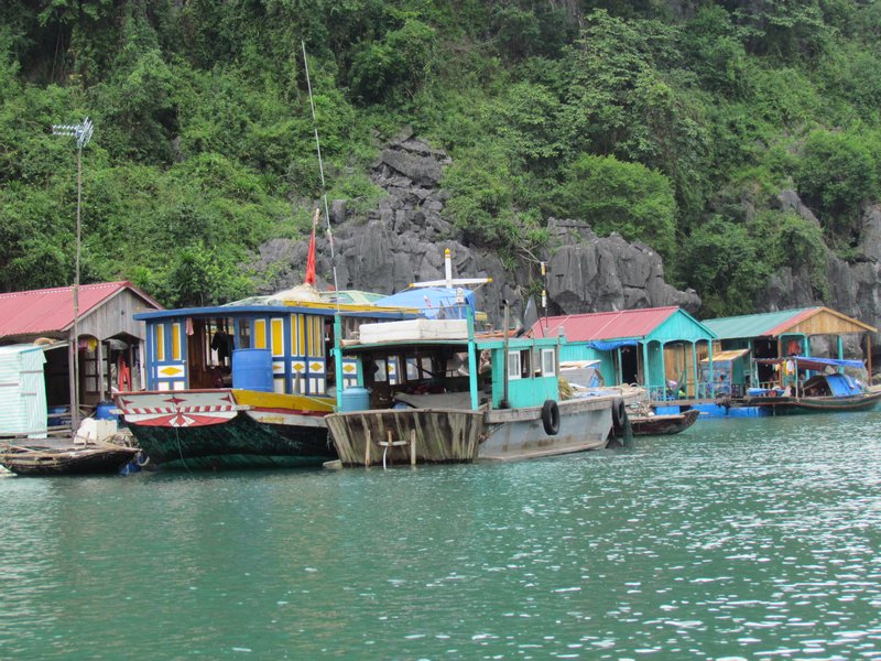 A floating fishing village