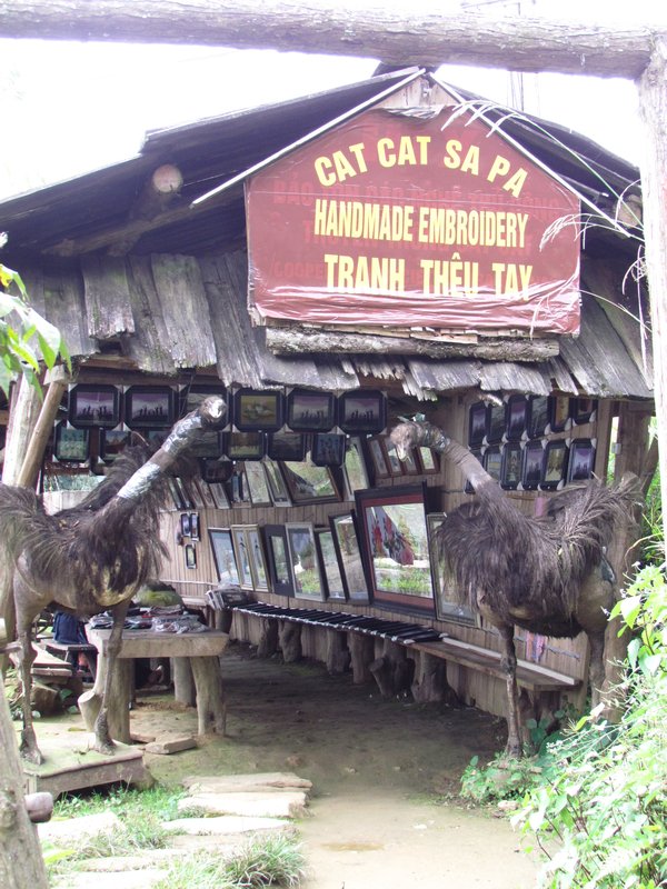 A shop in Cat Cat Villgage