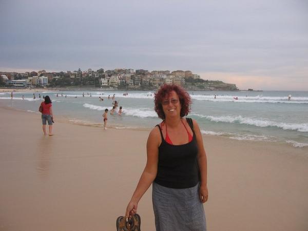 Jen on Bondi Beach