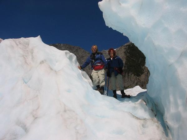 Ice hikers