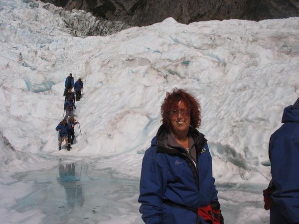 Meltwater on the glacier