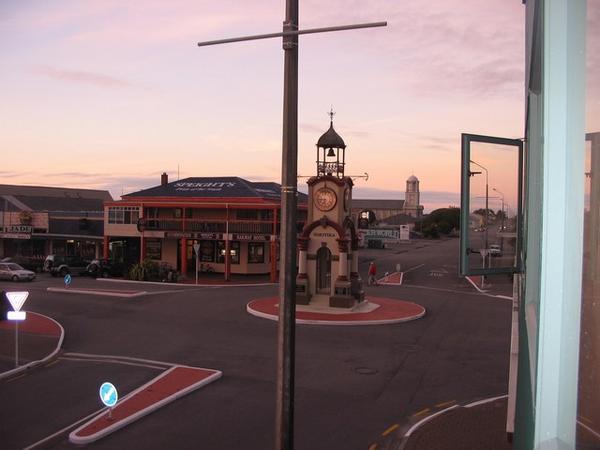 View from our Hokitika hostel