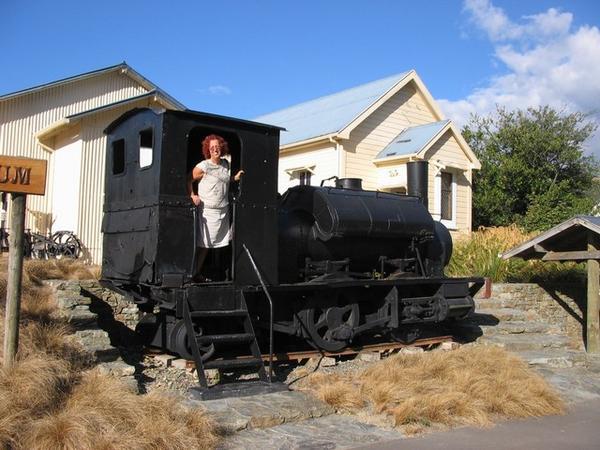 Train outside the museum - Havelock