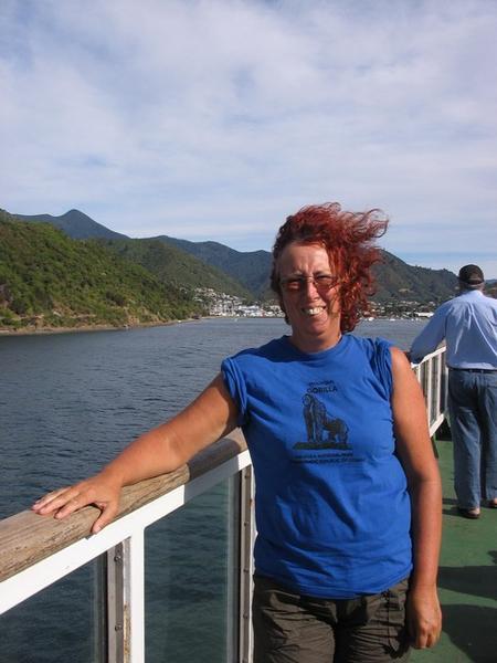 Aboard the ferry - sunny and breezy